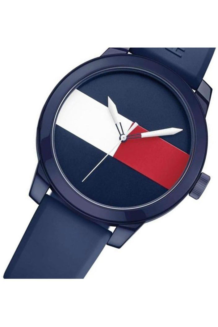 Buy Tommy Hilfiger Blue Dial Blue Rubber Strap Watch for Men  - 1791322 in Pakistan