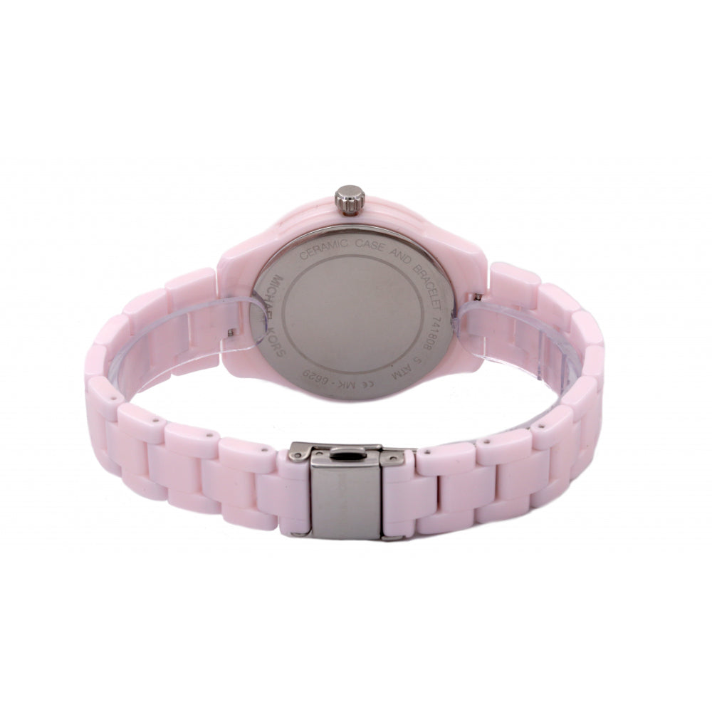 Buy Michael Kors Runway Analog Pink Dial Pink Stainless Steel Watch for Women - Mk6629 in Pakistan