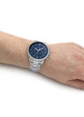 Buy Fossil Men's Chronograph Quartz Stainless Steel Blue Dial 44mm Watch FS5792 in Pakistan