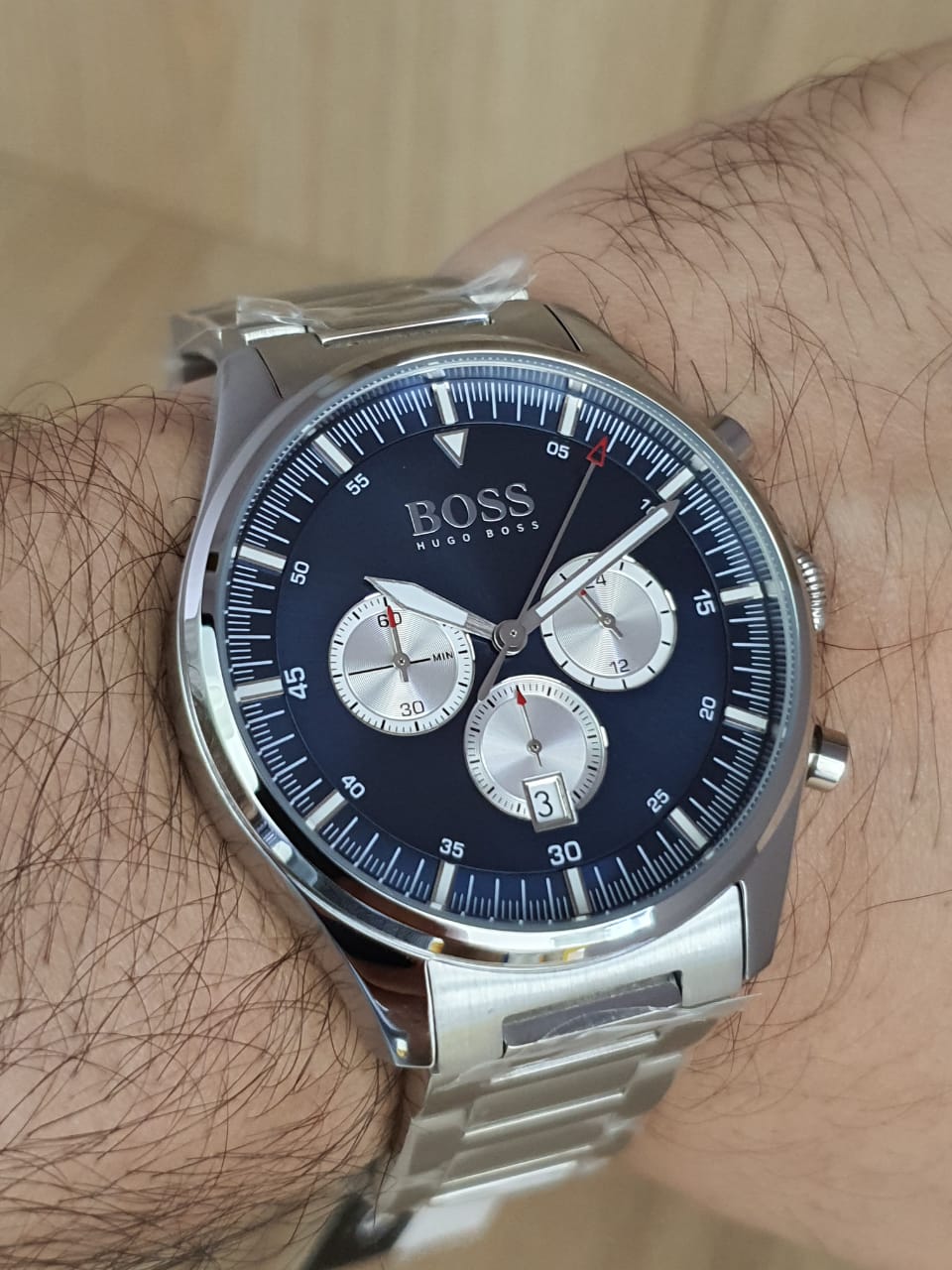 Buy Hugo Boss Mens Chronograph Quartz Stainless Steel 44mm Watch - 1513713 in Pakistan