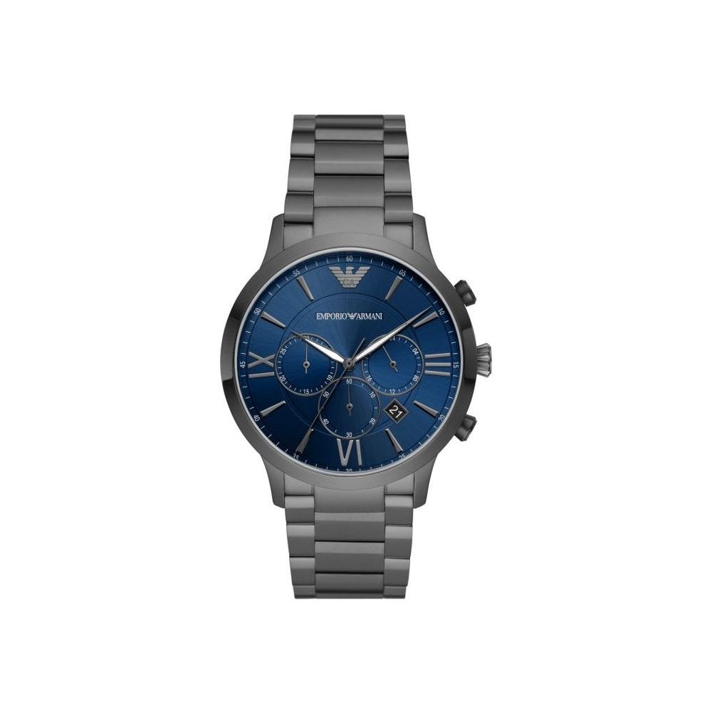 Buy Emporio Armani Men's Chronograph Quartz Stainless Steel Blue Dial 43mm Watch AR11348 in Pakistan