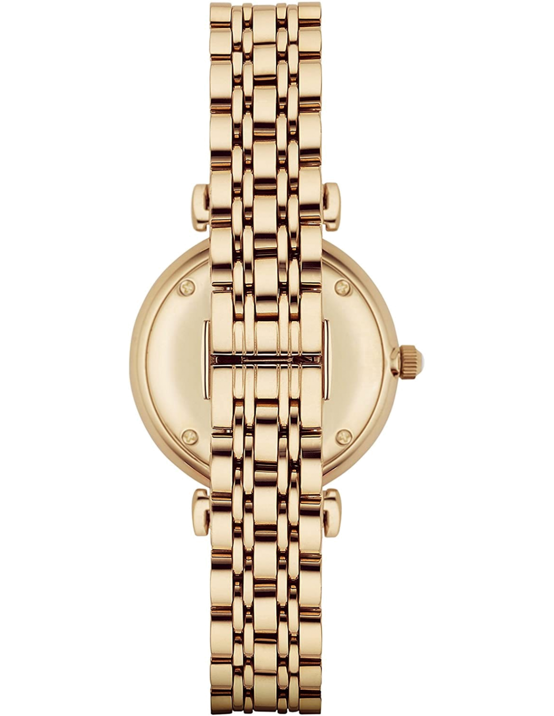Buy Emporio Armani Classic Mother of Pearl Dial Gold Steel Strap Watch for Women - AR1907 in Pakistan