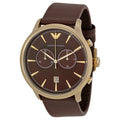 Buy Emporio Armani Classic Chronograph Brown Dial Brown Leather Strap Watch for Men - AR1793 in Pakistan