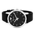 Buy Emporio Armani Luigi Black Dial Black Leather Strap Watch for Men - AR1692 in Pakistan