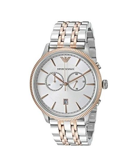 Buy Emporio Armani Men's Quartz Stainless Steel Silver Dial 43mm Watch AR1826 in Pakistan