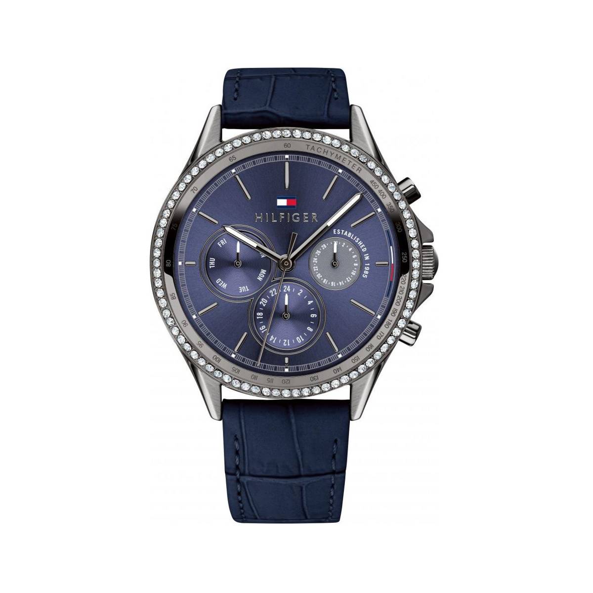 Buy Tommy Hilfiger Ari Blue Dial Blue Leather Strap Watch for Women - 1781979 in Pakistan