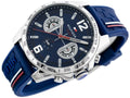 Buy Tommy Hilfiger Mens Quartz Blue Silicone Strap Blue Dial 46mm Watch - 1791476 in Pakistan