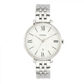 Buy Jacqueline White Dial Silver Steel Strap Watch For Women in Pakistan