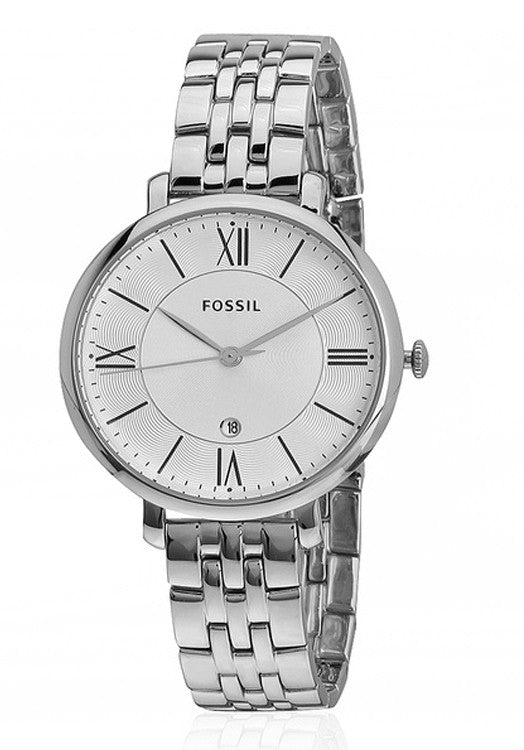 Buy Jacqueline White Dial Silver Steel Strap Watch For Women in Pakistan