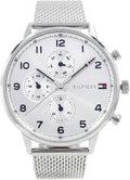 Buy Tommy Hilfiger Mens Quartz Silver Stainless Steel White Dial 44mm Watch - 1791988 in Pakistan