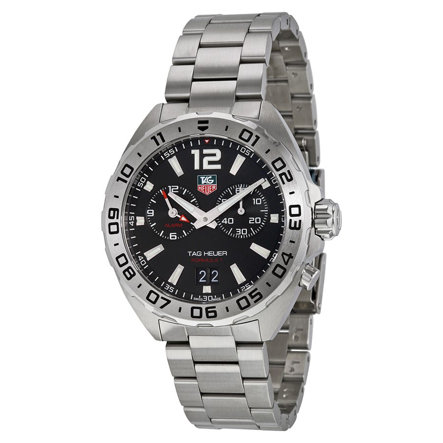 Buy Tag Heuer Formula 1 Black Dial Silver Steel Strap Watch for Men - WAZ111A.BA0875 in Pakistan