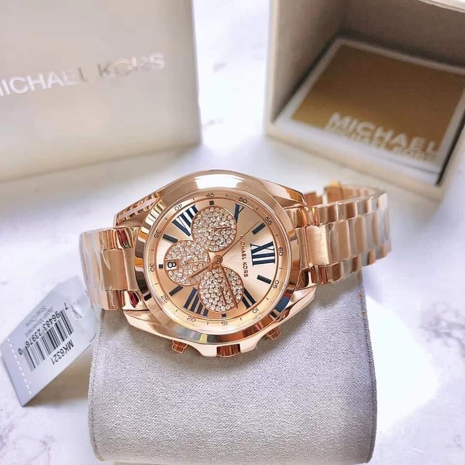 Buy Michael Kors Womens Quartz Stainless Steel Rose Gold Dial 38mm Watch - Mk6321 in Pakistan