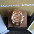 Buy Michael Kors Women's Bradshaw Pink Dial Two Tone Stainless Steel Watch - Mk6359 in Pakistan