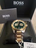 Buy Hugo Boss Mens Chronograph Quartz Stainless Steel Green Dial 44mm Watch - 1513872 in Pakistan
