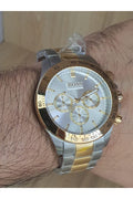 Buy Hugo Boss Mens Chronograph Two-tone Silver Dial Watch - 1512960 in Pakistan