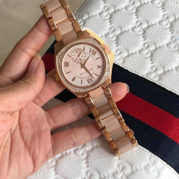 Buy Michael Kors Bryn Rose Gold Dial Rose Gold-tone Ladies Watch - Mk6135 in Pakistan