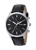 Buy Fossil Men's Quartz Leather Strap Black Dial 44mm Watch FS5396 in Pakistan