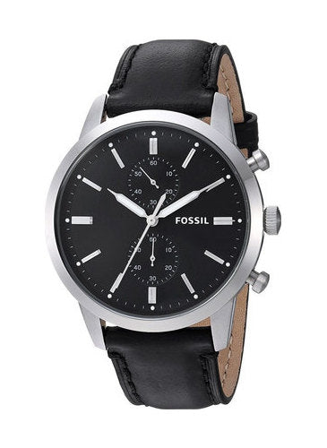 Buy Fossil Men's Quartz Leather Strap Black Dial 44mm Watch FS5396 in Pakistan
