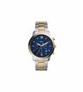 Buy Neutra Chronograph Blue Dial Two Tone Steel Strap Watch For Men in Pakistan