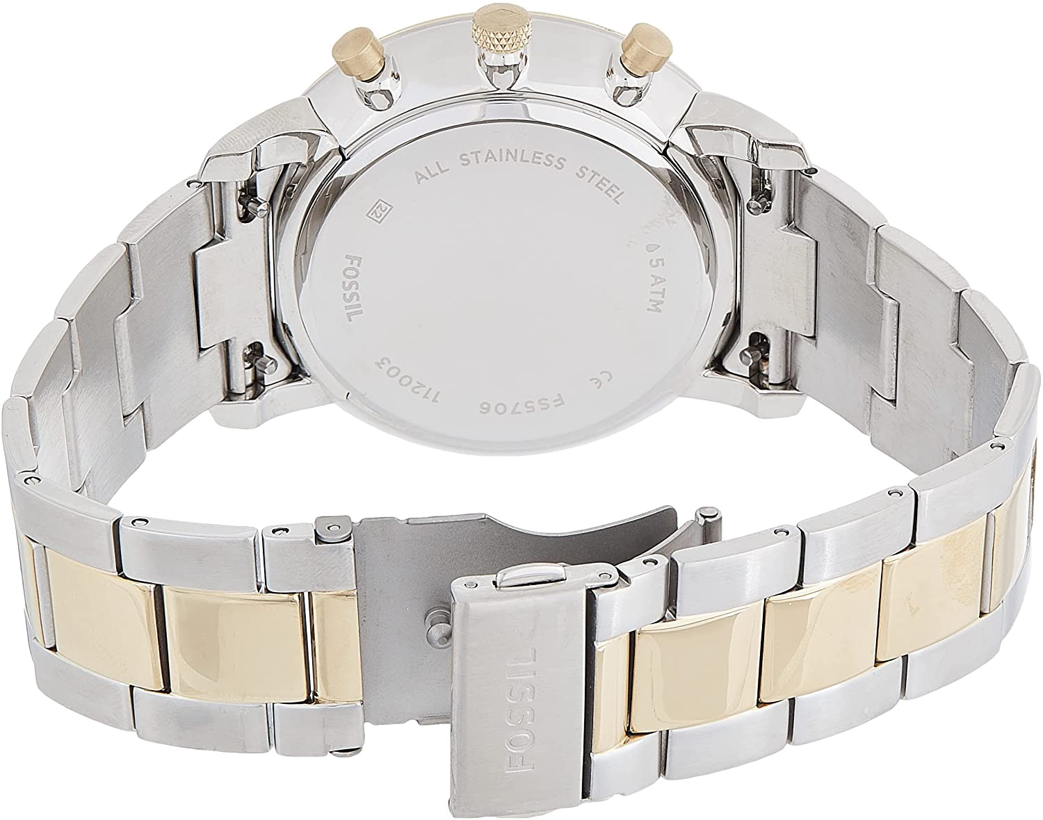 Buy Neutra Chronograph Blue Dial Two Tone Steel Strap Watch For Men in Pakistan