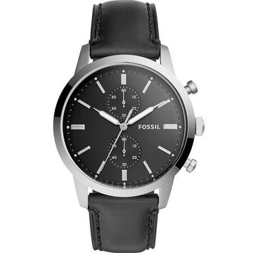 Buy Fossil Men's Quartz Leather Strap Black Dial 44mm Watch FS5396 in Pakistan