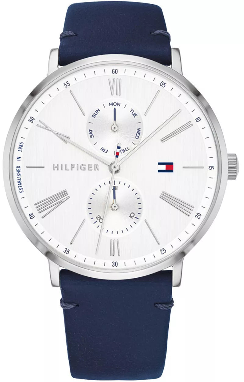 Buy Tommy Hilfiger Jenna White Dial Blue Leather Strap Watch for Women - 1782072 in Pakistan