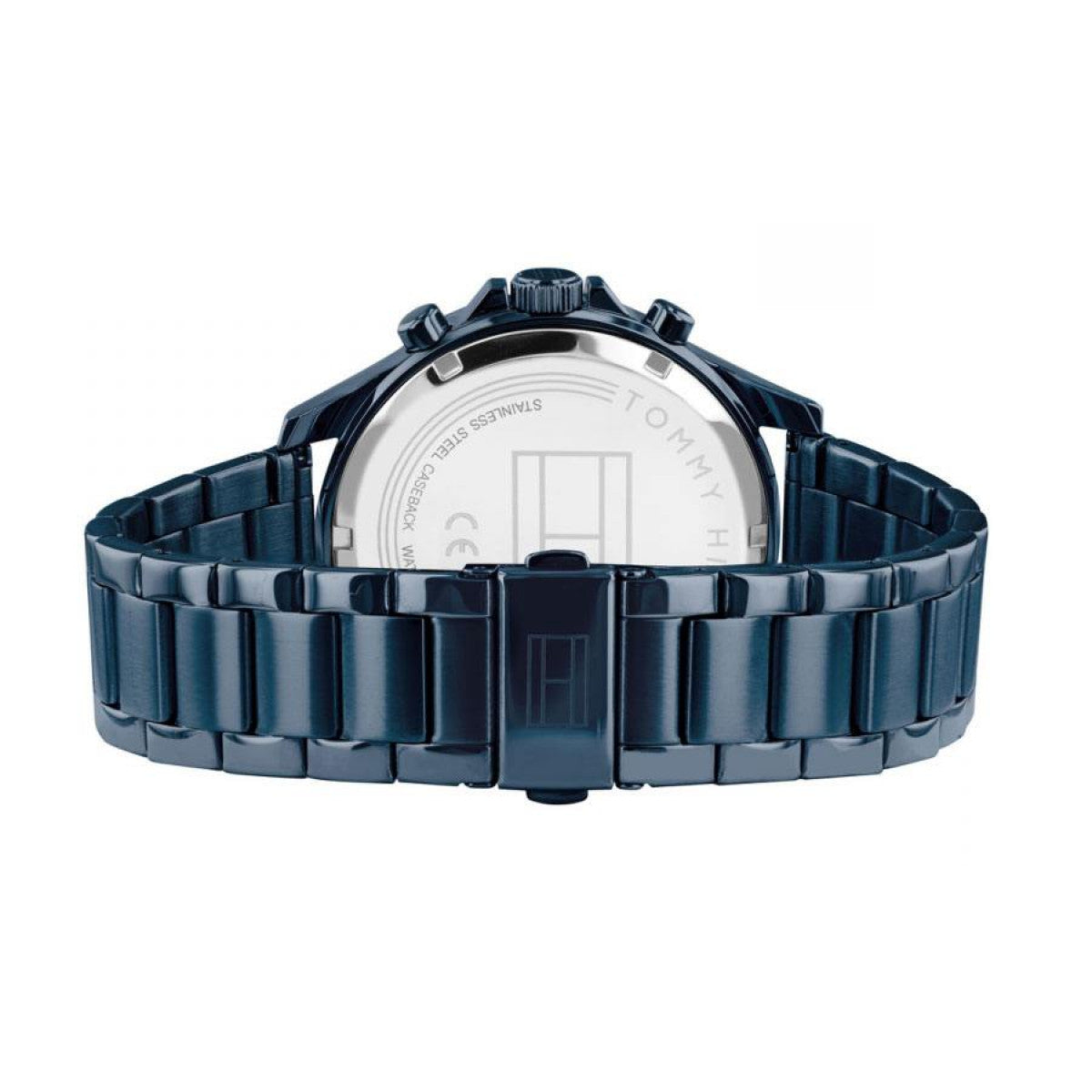 Buy Tommy Hilfiger Mens Quartz Stainless Steel Blue Dial 46mm Watch - 1791720 in Pakistan