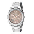 Buy Perfect Boyfriend Taupe Dial Silver Steel Strap Watch For Women in Pakistan