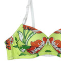 Buy Padded Bra Set - Green Floral in Pakistan