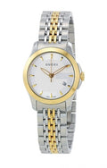 Buy Gucci G Timeless Silver Dial Two Tone Steel Strap Watch for Women - YA126511 in Pakistan