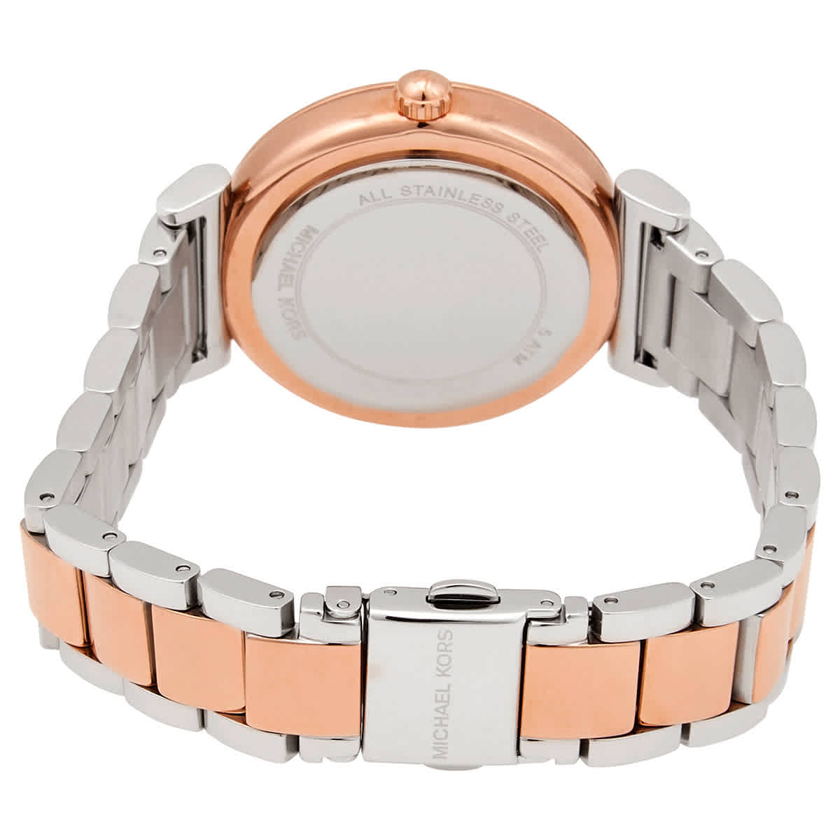 Buy Michael Kors Mini Parker Chronograph White Dial Two Tone Strap Ladies Watch - Mk6261 in Pakistan