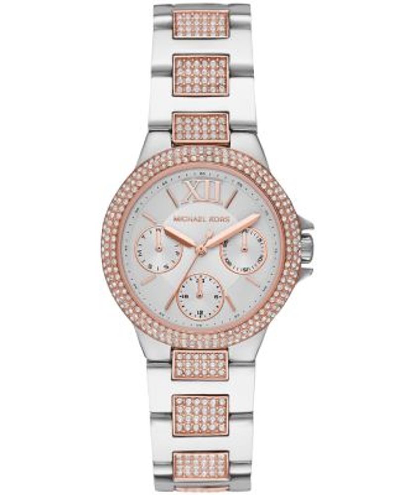 Buy Michael Kors Analog White Dial Two Tone Stainless Steel Women's Watch - MK4388 in Pakistan