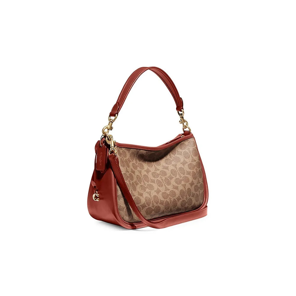 Buy Coach Cary Signature Canvas & Leather Crossbody Small Bag - Tan Rust in Pakistan
