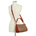 Buy Coach Cary Signature Canvas & Leather Crossbody Small Bag - Tan Rust in Pakistan