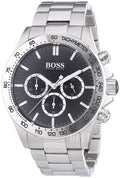 Buy Hugo Boss Mens Chronograph Quartz Stainless Steel Black Dial 46mm Watch - 1512965 in Pakistan