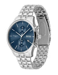 Buy Hugo Boss Mens Chronograph Quartz Stainless Steel Blue Dial 41mm Watch - 1513384 in Pakistan