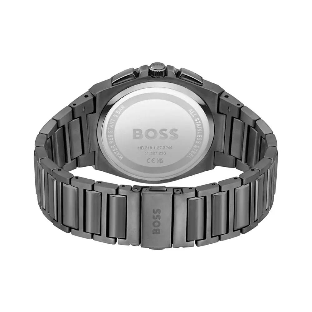 Buy Hugo Boss Men's Chronograph Grey Stainless Steel Watch 1514045 in Pakistan
