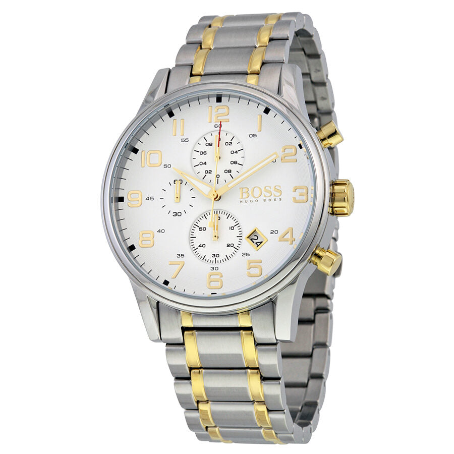 Buy Hugo Boss Mens Quartz Stainless Steel White Dial 44mm Watch - 1513236 in Pakistan