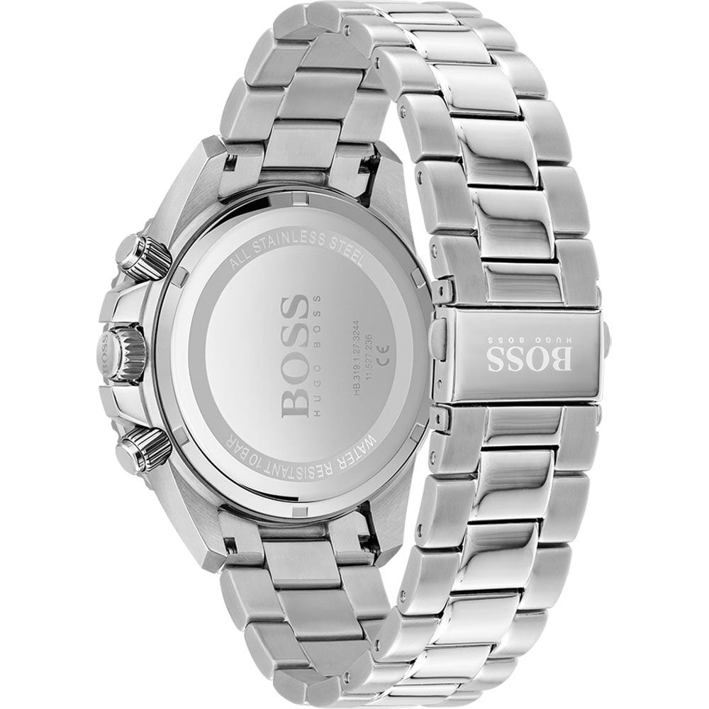 Buy Hugo Boss Mens Chronograph Quartz Stainless Steel Blue Dial 44mm Watch - 1513478 in Pakistan