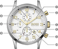 Buy Hugo Boss Mens Quartz Stainless Steel White Dial 44mm Watch - 1513236 in Pakistan