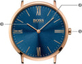 Buy Hugo Boss Mens Quartz Brown Leather Strap Navy Blue Dial 40mm Watch - 1513458 in Pakistan