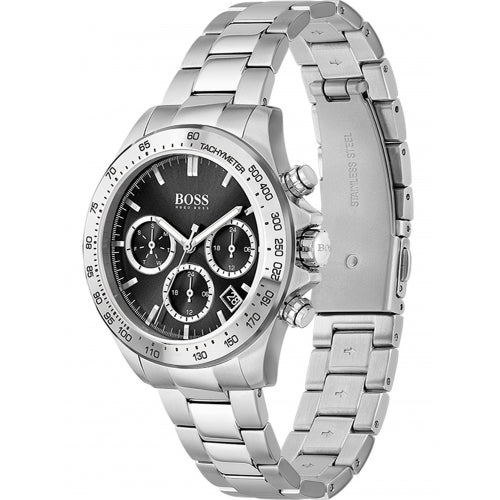 Buy Hugo Boss Womens Quartz Silver Stainless Steel Black Dial 38mm Watch - 1502614 in Pakistan