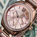 Buy Michael Kors Ladies Janelle Rose Gold Dial Rose Gold Stainless Steel Strap Watch -  Mk7091 in Pakistan