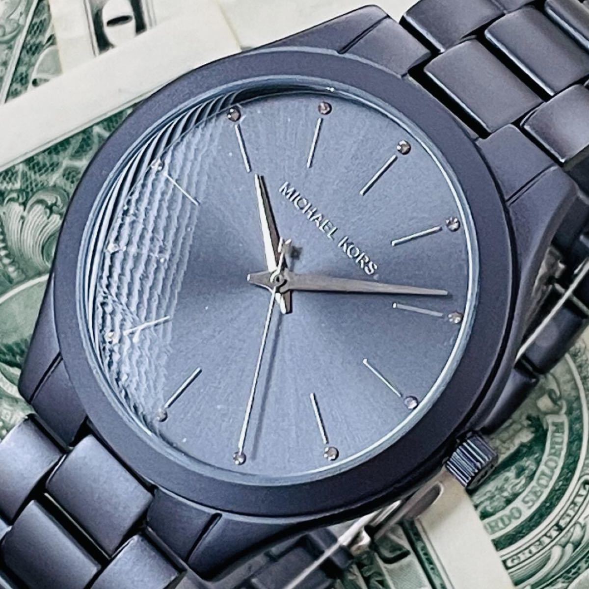 Buy Michael Kors Slim Runway Charcoal Dial Charcoal Stainless Steel Strap Men's Watch - Mk4506 in Pakistan