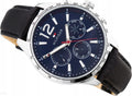 Buy Tommy Hilfiger Mens Quartz Leather Strap Blue Dial 44mm Watch - 1791468 in Pakistan