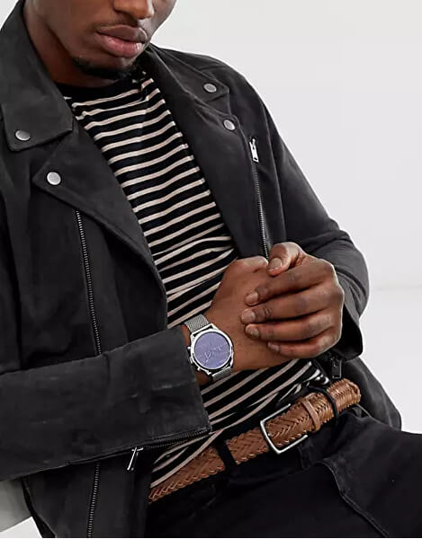 Buy Tommy Hilfiger Mens Quartz Stainless Steel Blue Dial 44mm Watch - 1791596 in Pakistan