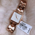 Buy Michael Kors Lake White Dial Rose Gold Stainless Steel Strap Ladies Watch - Mk3645 in Pakistan