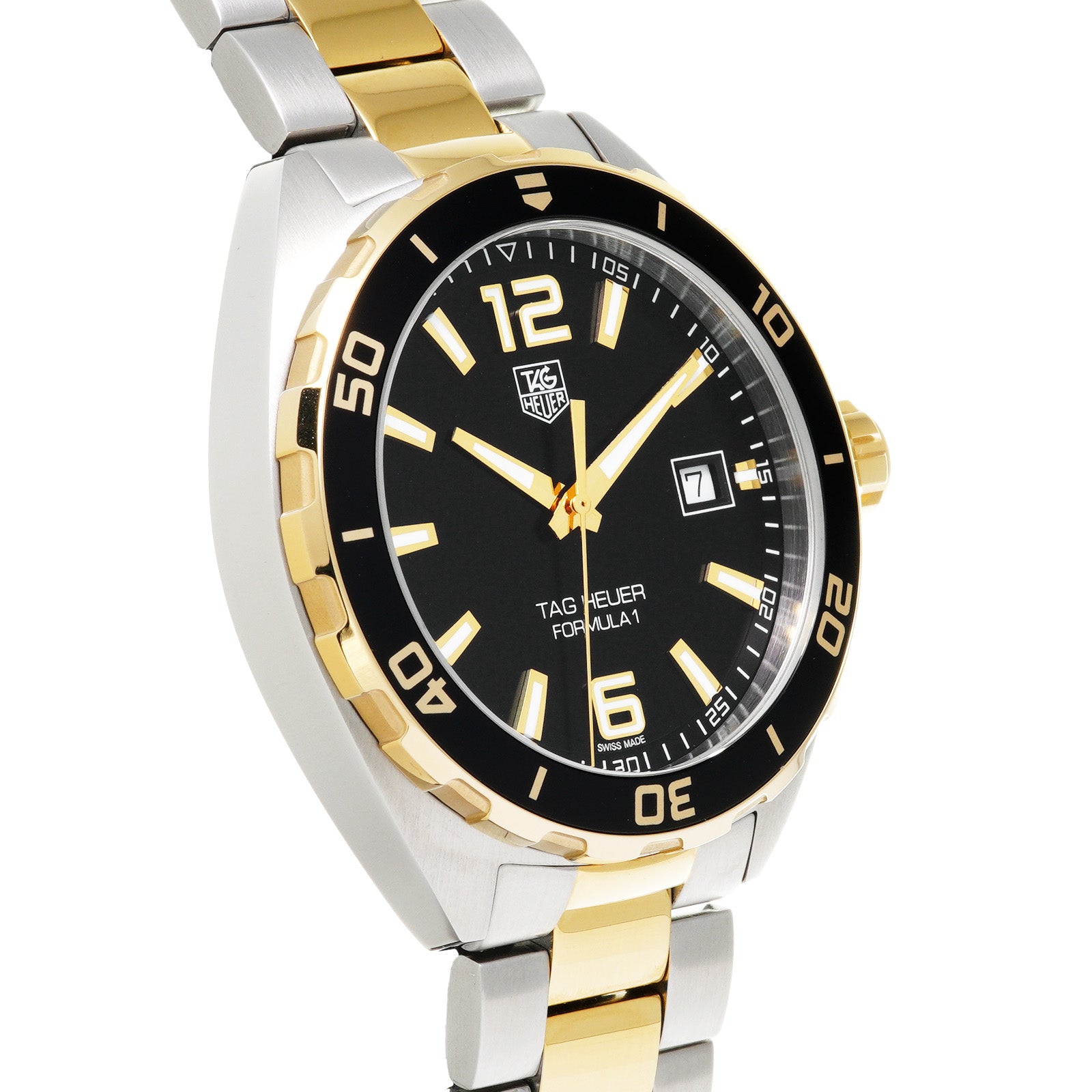 Buy Tag Heuer Formula 1 Black Dial Two Tone Steel Strap Watch for Men - WAZ1121.BB0879 in Pakistan