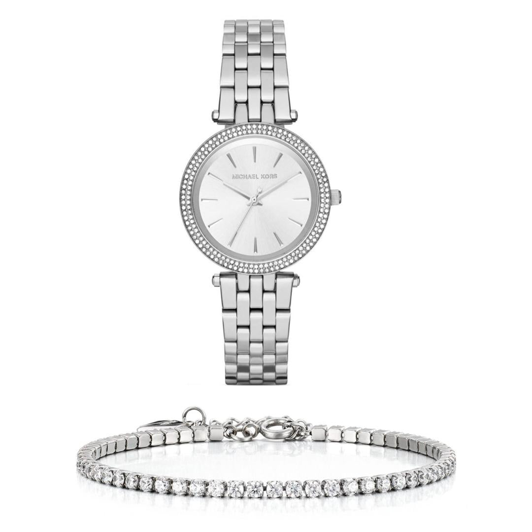 Buy Michael Kors Womens Quartz Stainless Steel Silver Dial 33mm Watch - Mk3429 in Pakistan