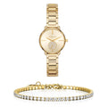 Buy Michael Kors Womens Analog Quartz Stainless Steel Gold Dial 28mm Watch - Mk3838 in Pakistan